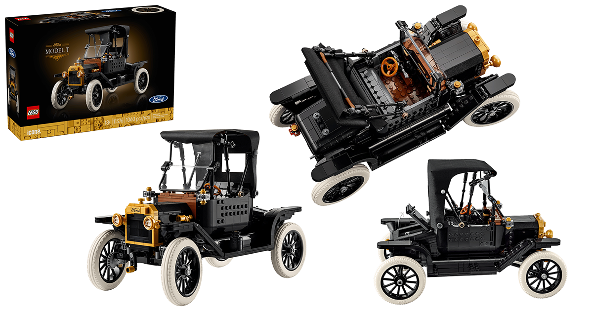 LEGO 11376 Icons Series "Ford Model T" - The Classic Car That Changed the World, Beautifully LEGO-fied!