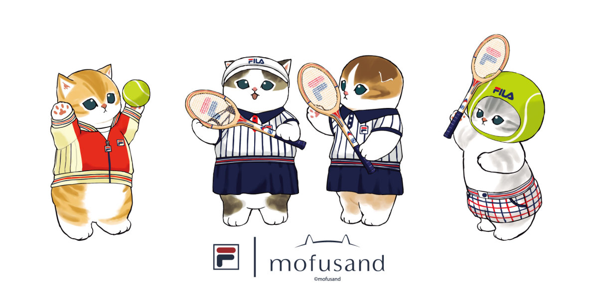 FILA × mofusand Collaboration Footwear Now Available! Transforming into Tennis Cats, So Adorable You'll Want Them All