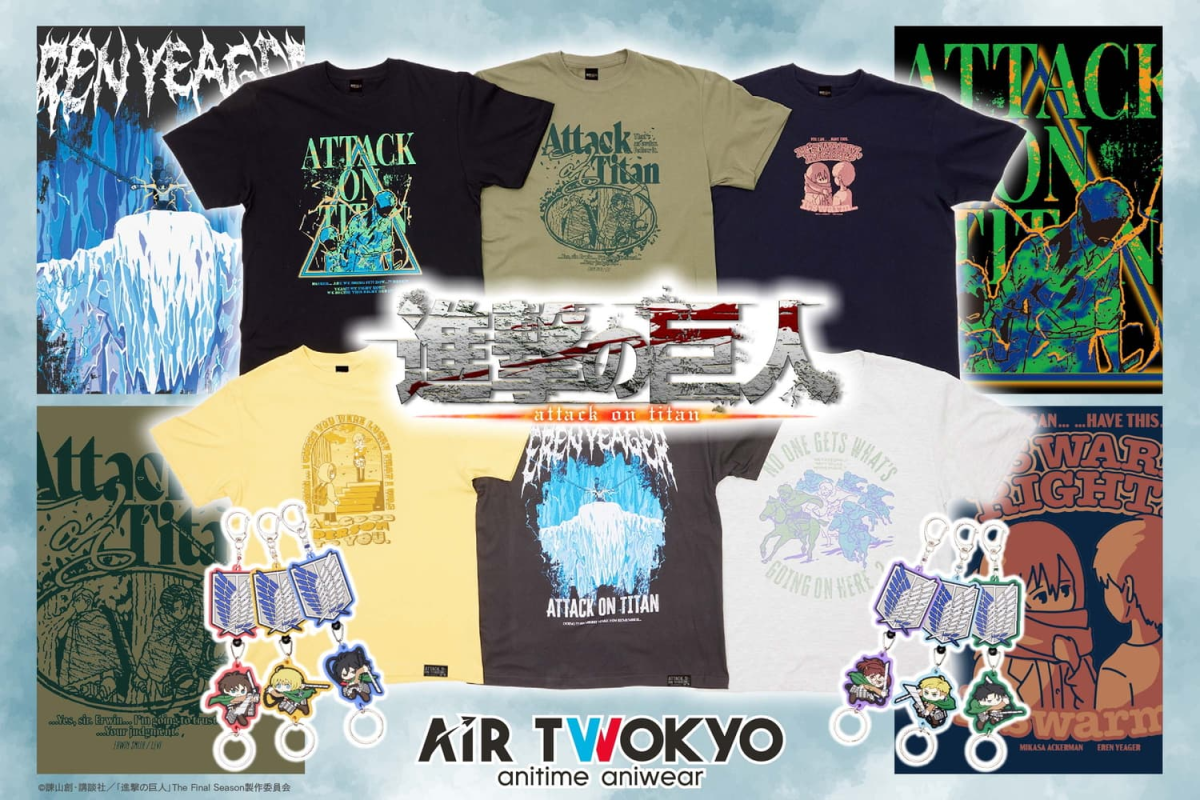AIR TWOKYO ×『進撃の巨人』コラボ第11弾！数々の名シーンを新規描き