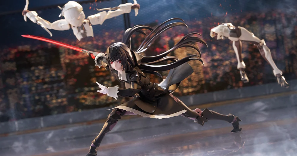 Megalo Maria "Kagari Maria [Battle Attire]" Features 81 Articulation Points for Extreme Body Curves and Dynamic Poses!