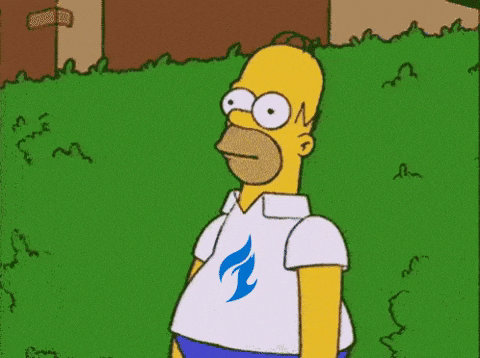 Homer in Hedge meme original gif