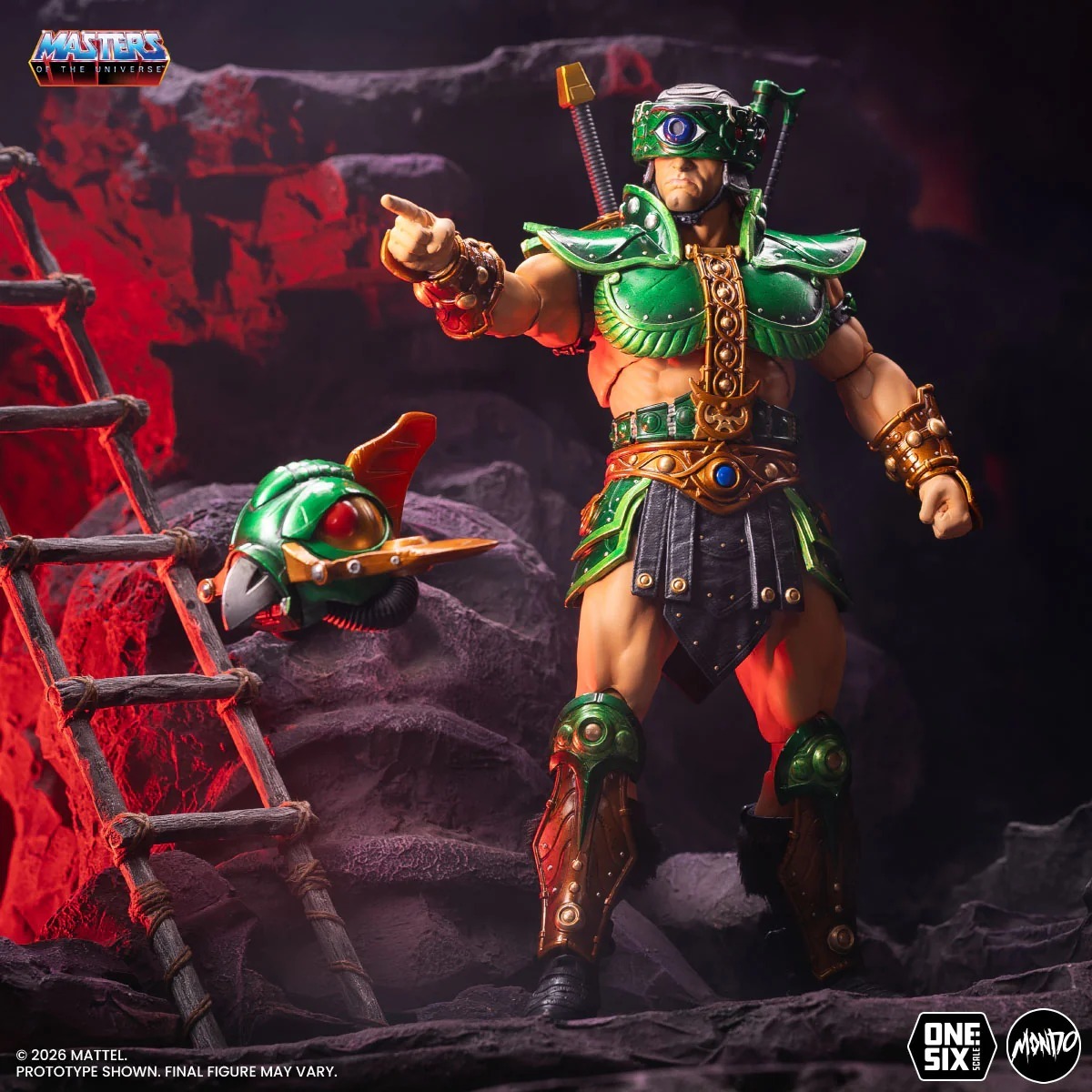 MONDO《マスターズ・オブ・ユニバース》スケアグロウ (ScareGlow) 1/6