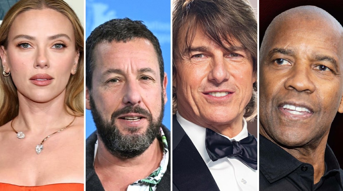 Hollywood's Top 20 Highest-Paid Stars of 2025 Revealed: Adam Sandler Takes No. 1, Followed by Pitt, Washington, Cruise, and Johansson