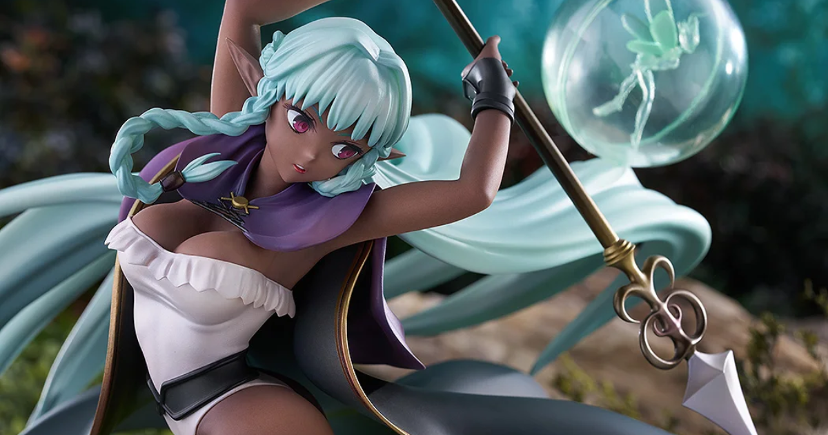Phat! "Unicorn Overlord Rosalinde 1/6 Scale Figure" - Dynamic Pose Wielding a Spear on the Battlefield Sculpted!