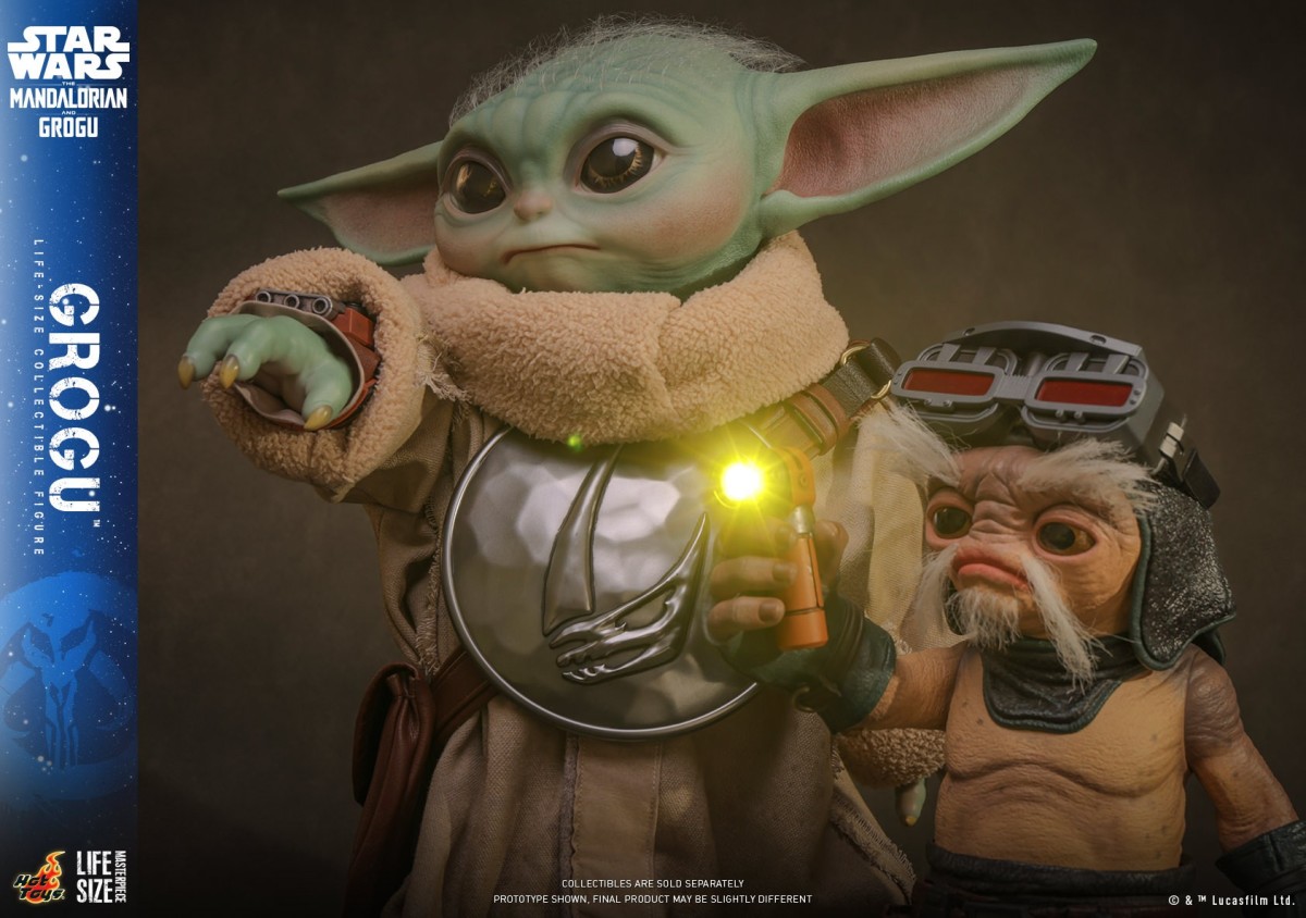 Star wars グローグー フィギュア 1/1 Hot Toys 1 1 Grogu Life-Size