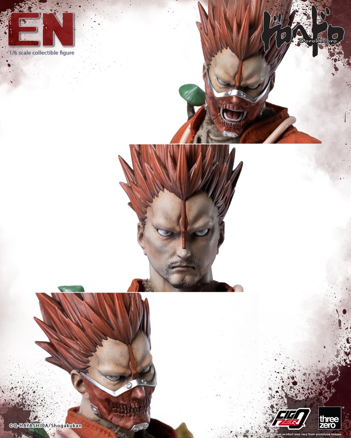 threezero ドロヘドロ『FigZero 煙』1/6スケール可動フィギュア 