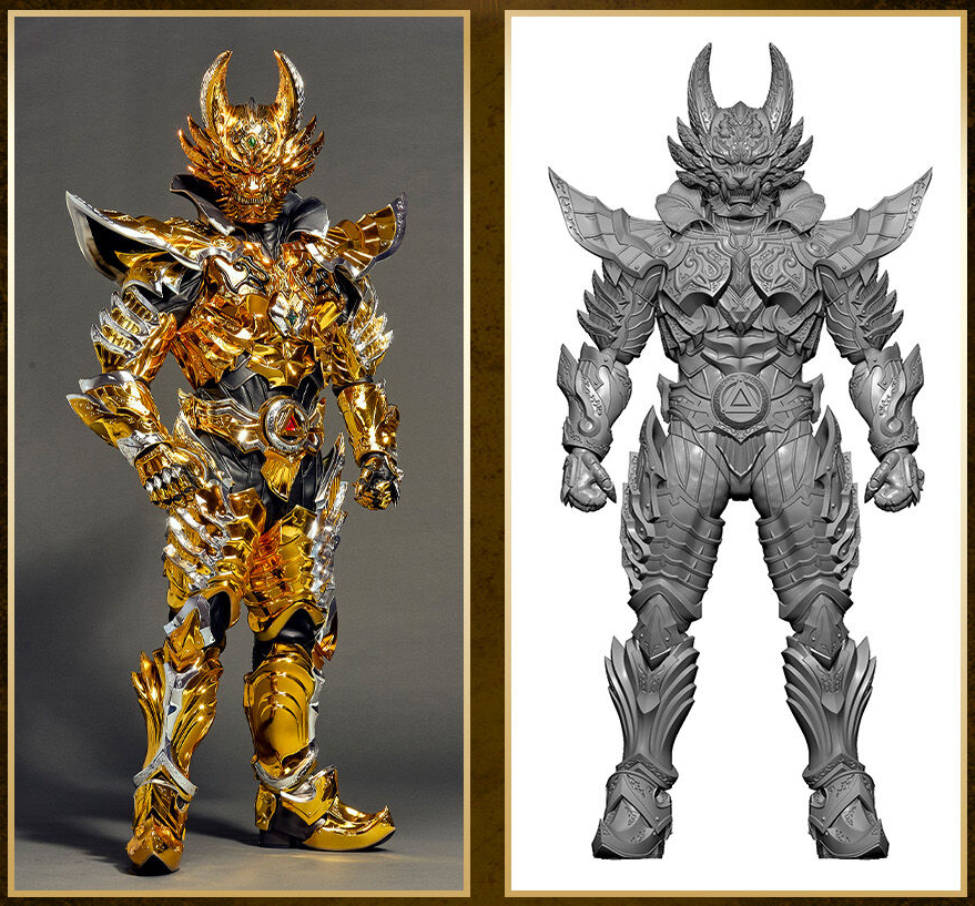 S.H.Figuarts 真骨彫製法『黄金騎士ガロ（冴島大河）』豪華メッキ鎧で