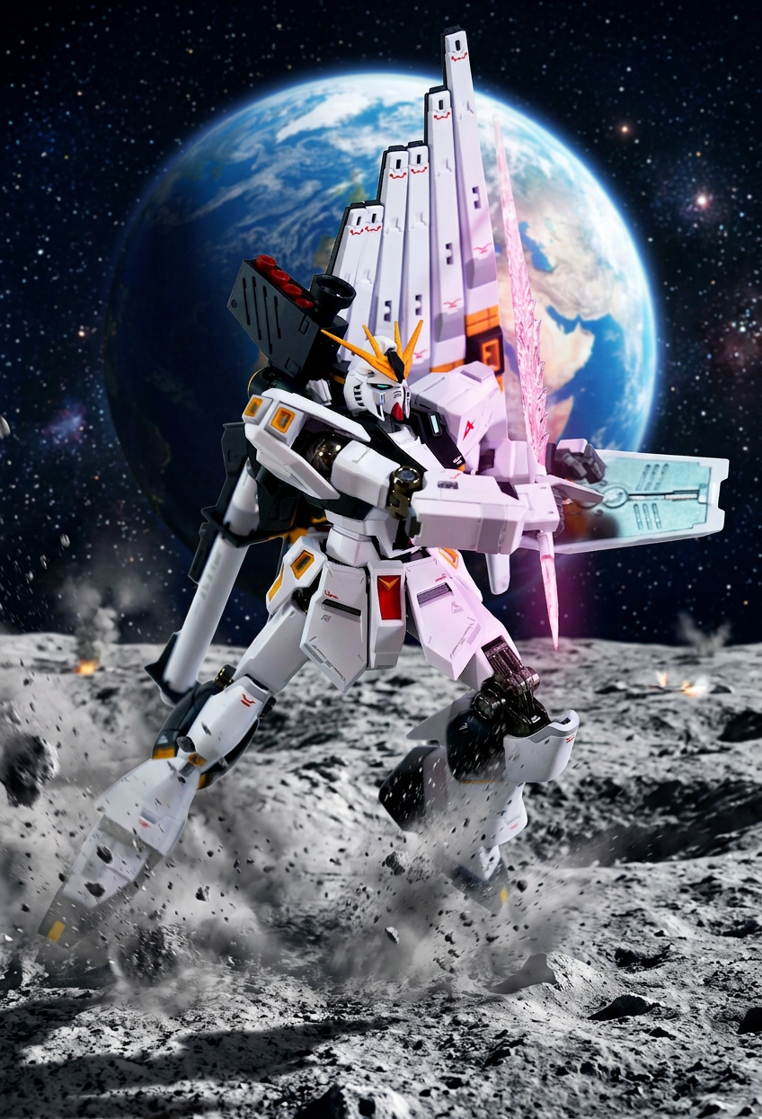バンダイ METAL ROBOT魂 ＜SIDE MS＞ νガンダム - アムロ・レイの棺