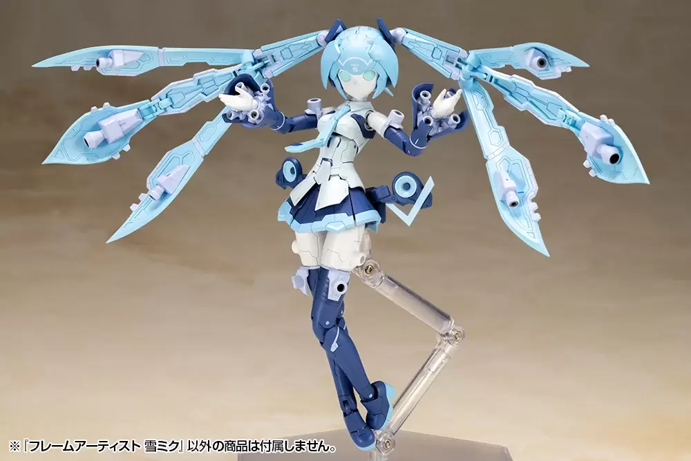 フレームアームズ ✕ 初音ミク『FRAME ARTIST 雪ミク』組み立てモデル