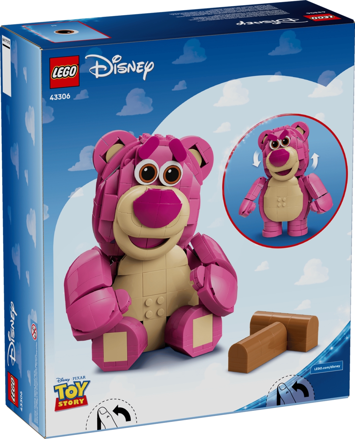 LEGO 43306『トイ・ストーリー3』より「ロッツォ」が高さ16cmの