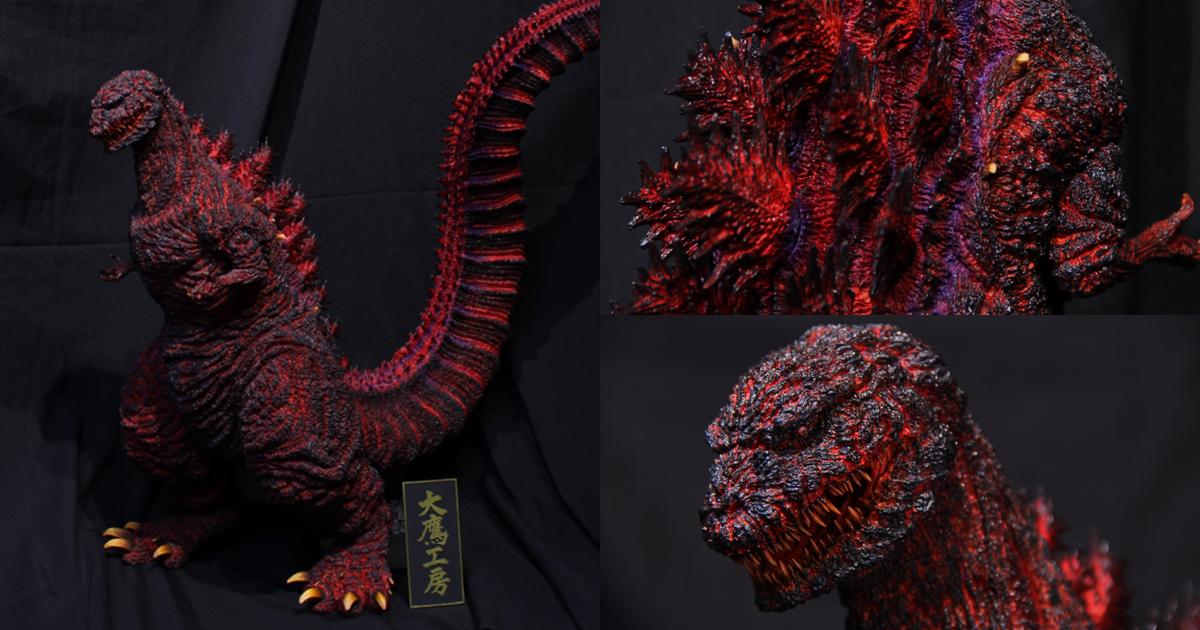 WF2026W Ootaka Kobo Godzilla 2016 Painting Showcase
