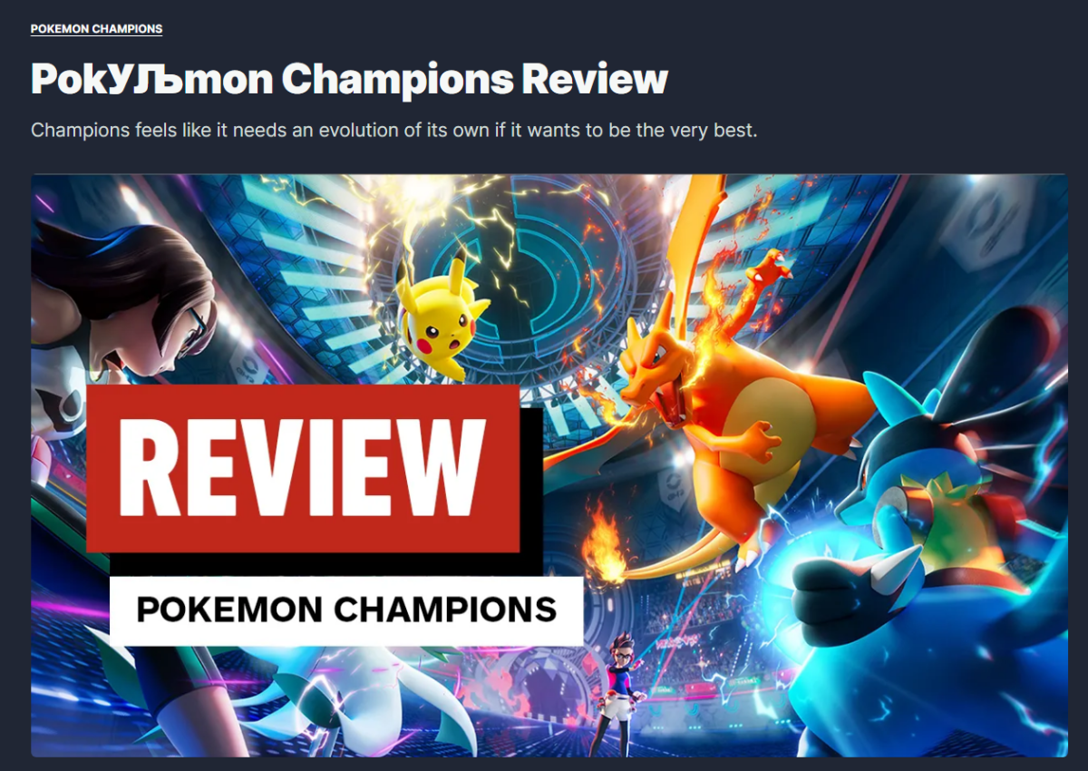 《IGN》批《Pokémon Champions》內容空洞引熱議　VGC玩家反擊：「你根本不懂這款遊戲定位」