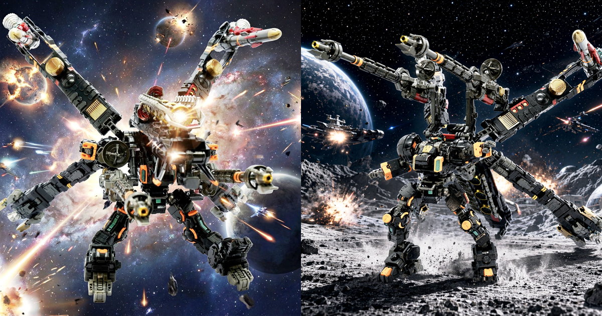 TakaraTomy Diaclone TM-36 Attack Multitechnics Unit [Dark Star] - Truly Ever-Changing Toys