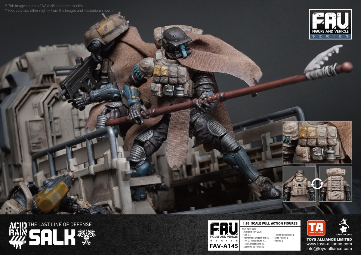 TOYS ALLIANCE ✕『酸雨戦争』「FAV-A146 ヴァカール」1/18スケール