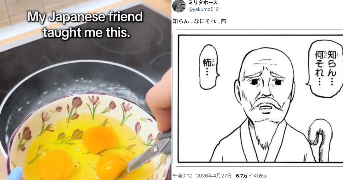 Foreigner Tries "Simple Japanese Dish," Creates Terrifying Steamed Egg — Japanese Netizens Are Freaked Out!