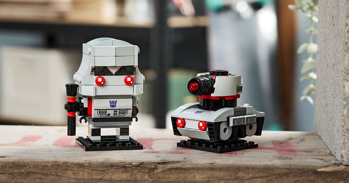 LEGO BrickHeadz 40924 Megatron Robot & Vehicle Revealed: The Decepticon Leader Arrives!