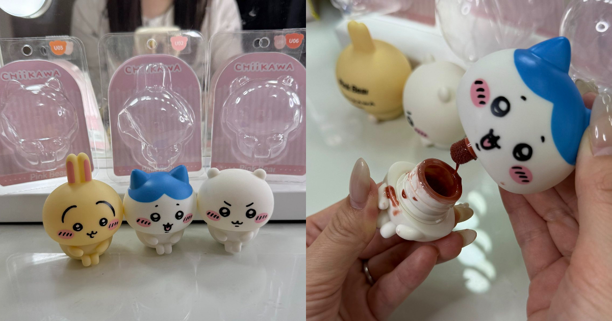買了《吉伊卡哇》聯名口紅意外「爆血畫面」成恐怖話題　網友崩潰：根本故意設計的吧？