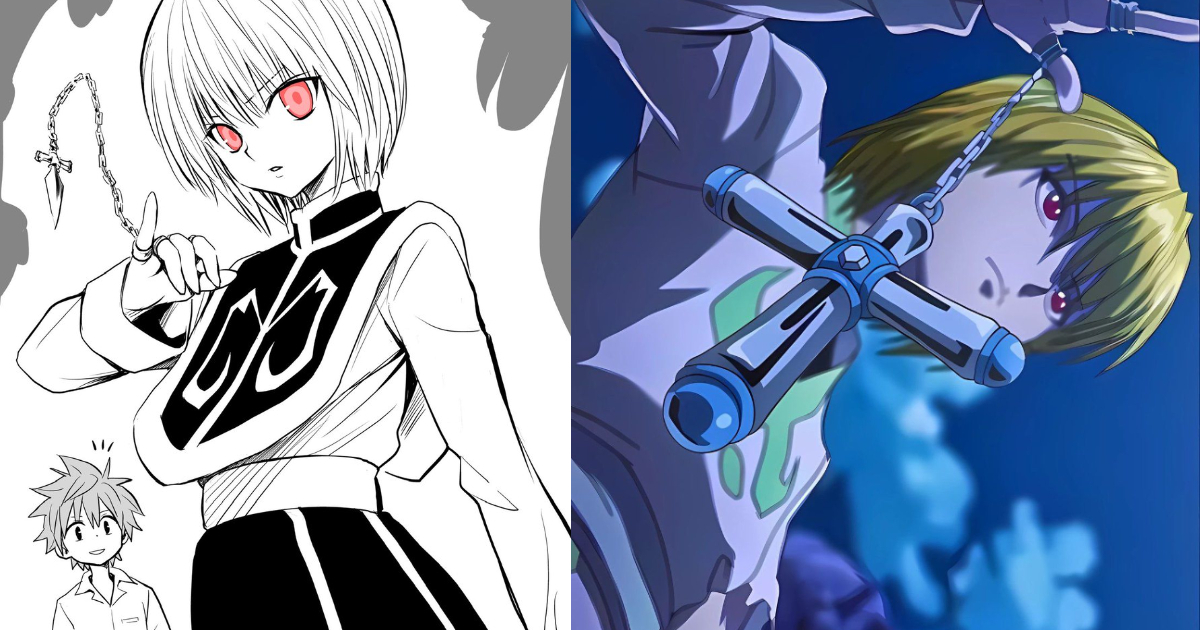 矢吹健太朗畫《HUNTERxHUNTER 獵人》酷拉皮卡驚見梨斗 網友笑翻：又要梨斗摔了嗎
