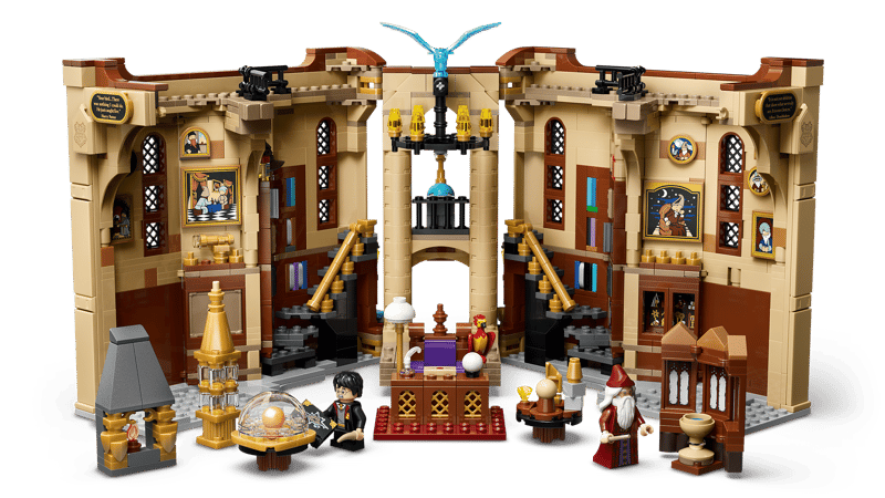 LEGO 76478哈利波特「書擋擺飾：鄧不利多的辦公室」藏著秘密彩蛋的校長