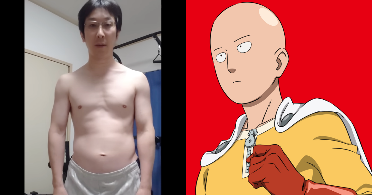 Real-Life Saitama? 44-Year-Old Japanese YouTuber Crushes 3-Year "One-Punch Man" Training — Even Through Snow and Car Crashes!