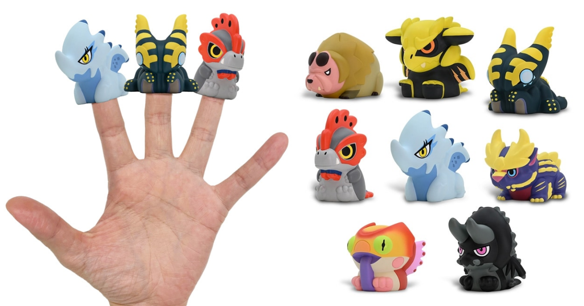 Monster Hunter CFB Finger Puppet Vol.3 Brings Velkhana, Coral Pukei-Pukei, Black Diablos and More to Your Fingertips