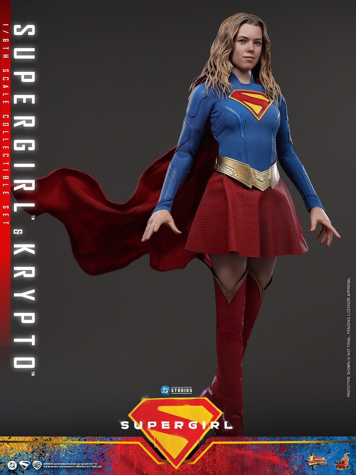 ホットトイズ『スーパーガール』スーパーガール＆クリプト 1/6スケール 