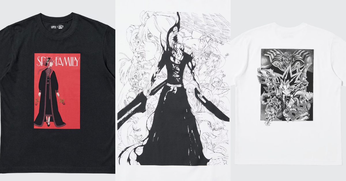 UNIQLO ✕「集英社」創業百年紀念UT第三彈 《遊戲王》&《BLEACH》五部作品推出！
