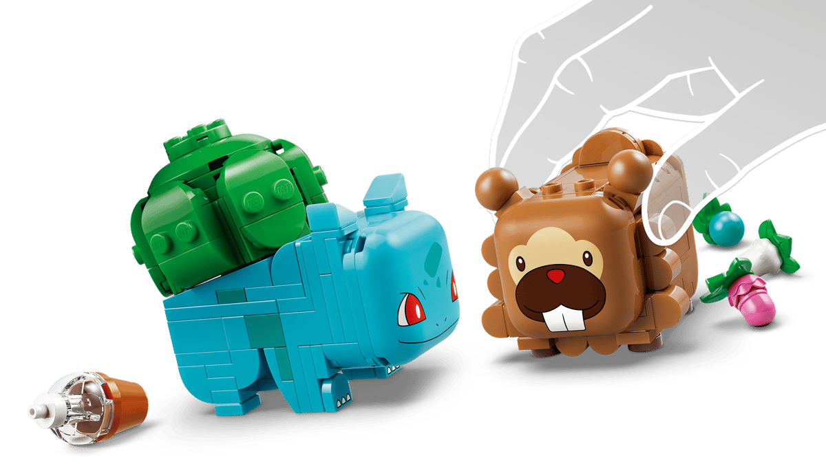 LEGO 72152『ポケモン』「ピカチュウとモンスターボール」は尻尾の先端 