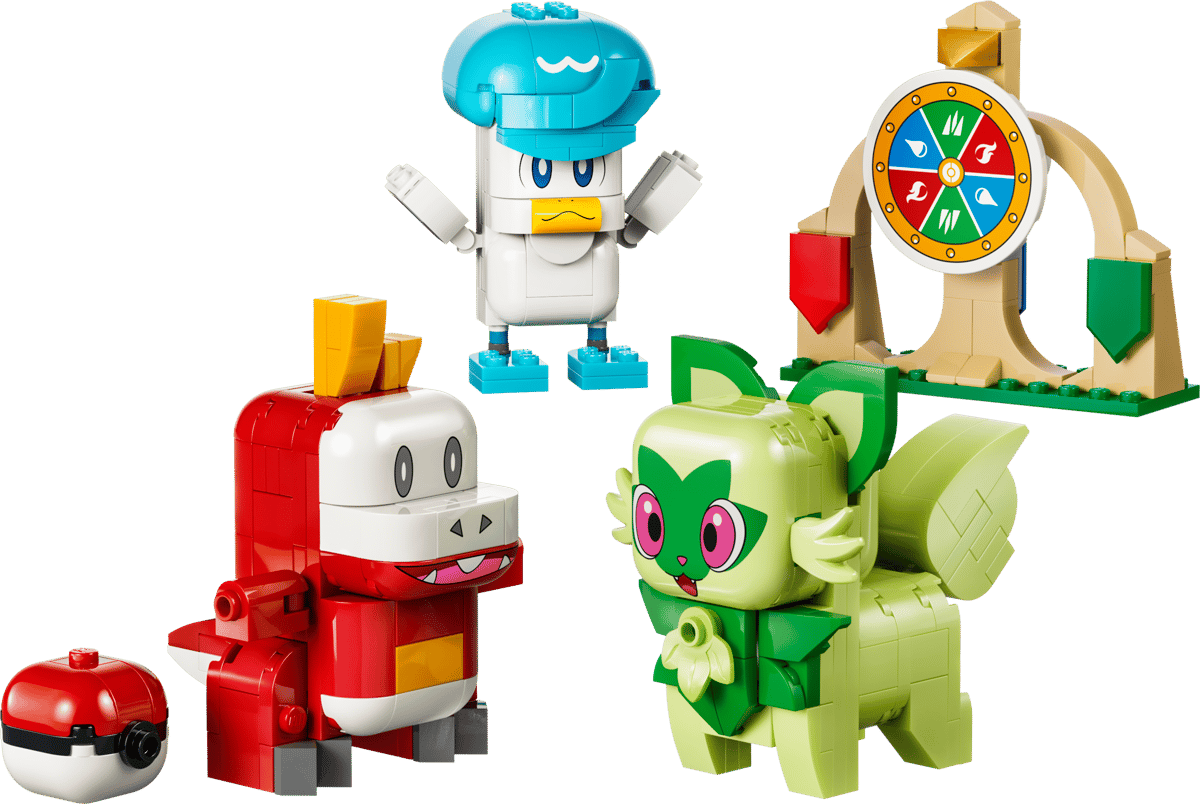 【G.E.M.シリーズ ポケットモンスター 2点セット】中古品 LEGO 72152『ポケモン』「ピカチュウとモンスターボール」は尻尾の先端