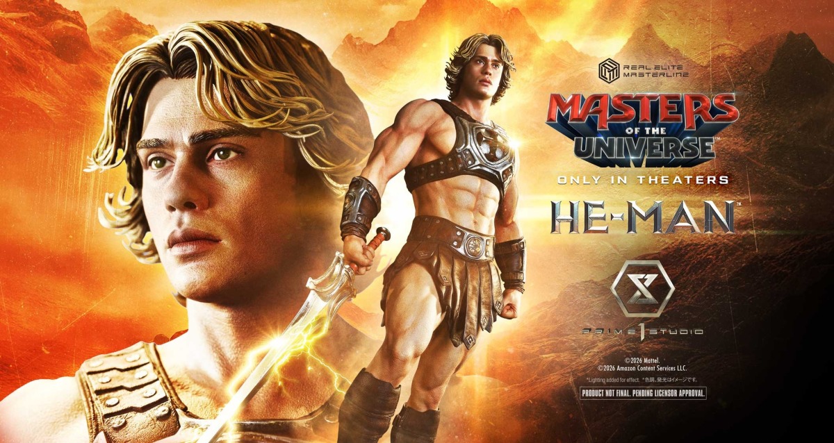 Prime 1 Studio Reveals Masters of the Universe (2026) He-Man 1/3 Scale Statue