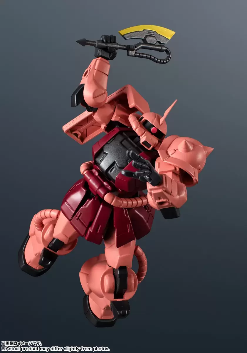 GUNDAM UNIVERSE「シャア専用ザクII」が新型可動フレーム採用で