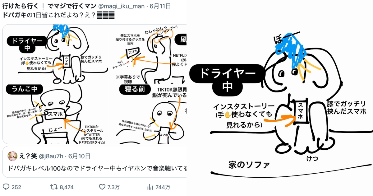 Japanese Artist's "Day in the Life of a Dopamine Kid" Goes Viral, Netizens Scream: "That's Literally Me!"