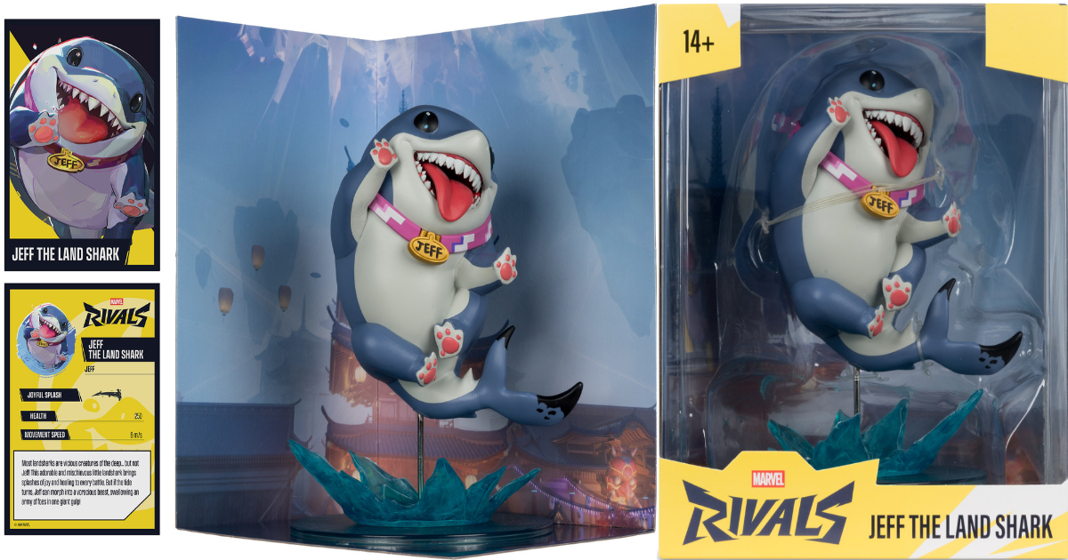 McFarlane Toys Unveils "Jeff the Land Shark" 1/10 Scale Collectible Figure from Marvel Rivals!
