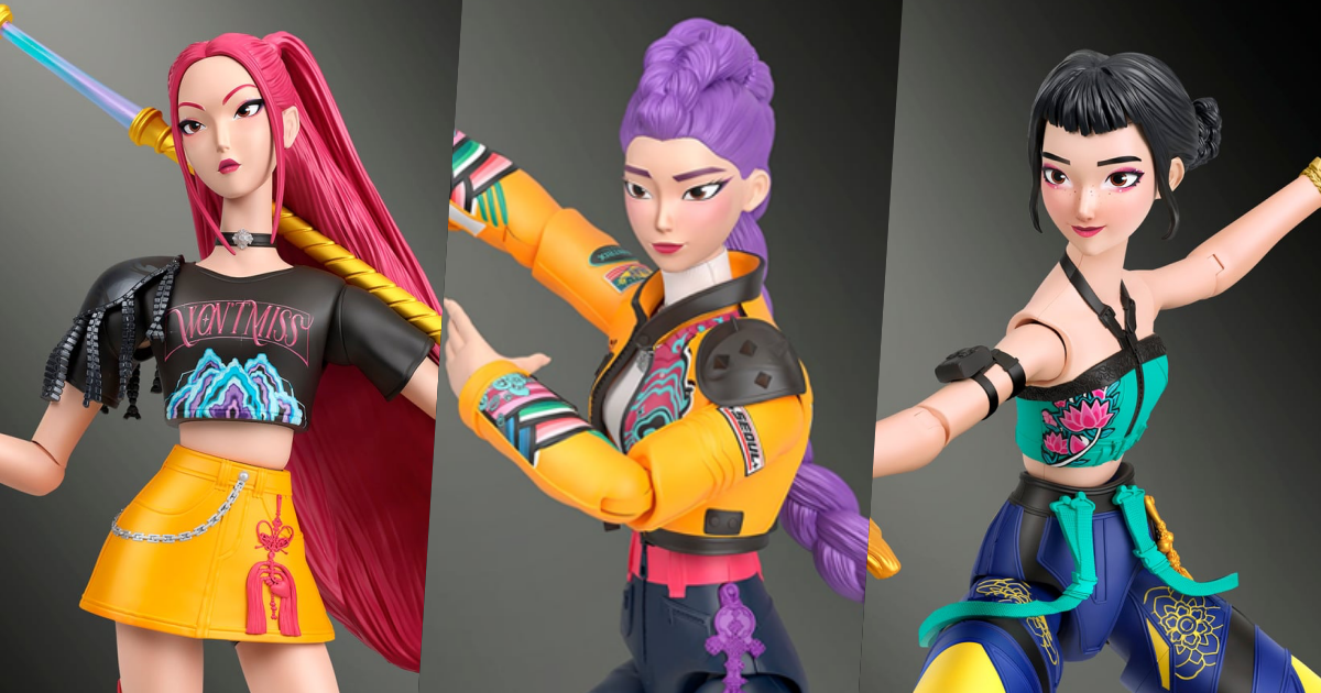 Mattel Unveils "KPOP: Demon Hunters" HUNTR/X "How It's Done" 6.5-Inch Action Figures, Complete with Noodle-Eating Accessories!