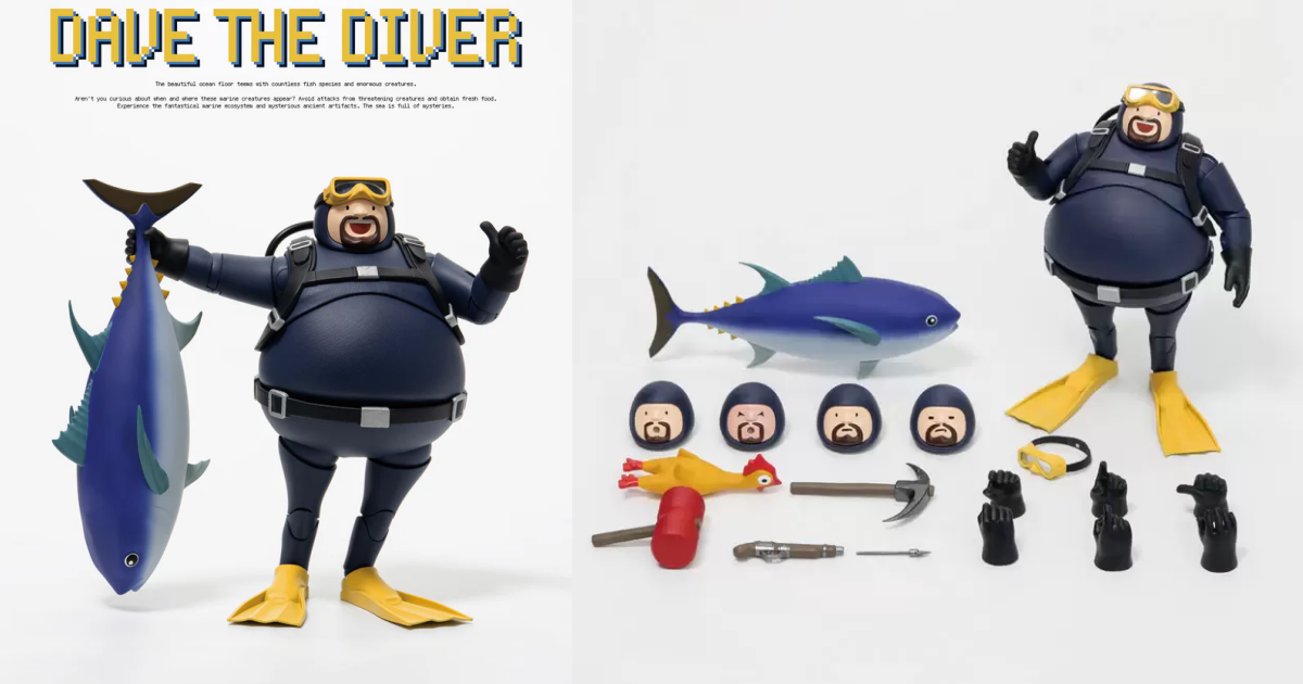 BC X MINTROCKET "DAVE THE DIVER" 1/12 Scale Action Figure Full Product Details Revealed!