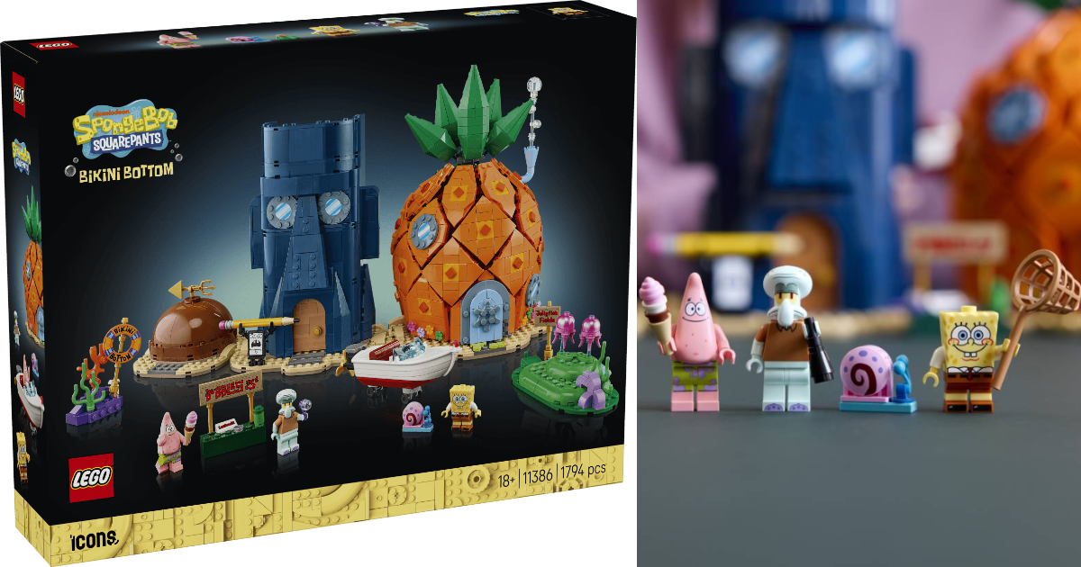 LEGO Icons 11386 SpongeBob SquarePants: Bikini Bottom Set Returns After 14 Years!
