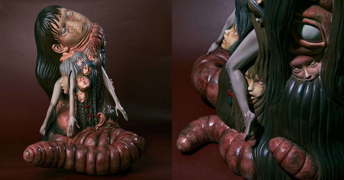 Unbox Industries Unveils Junji Ito's "Tomie: Monster" Statue, Supervised by Ito Himself! Master Sculptor Marin Crafts Three Years of Extreme Horror