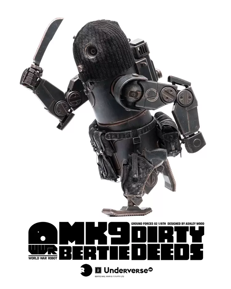 Underverse『DIRTY DEEDS BERTIE MK9』SDCC 2026限定版が登場！全身104