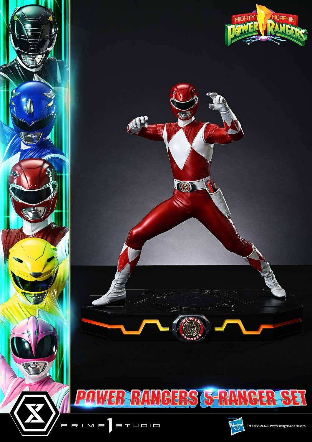 マイティ・モーフィン・パワーレンジャー バンダイ　4体セット It's Morphin Time！『パワーレンジャー』オリジナルメンバー5人が集結