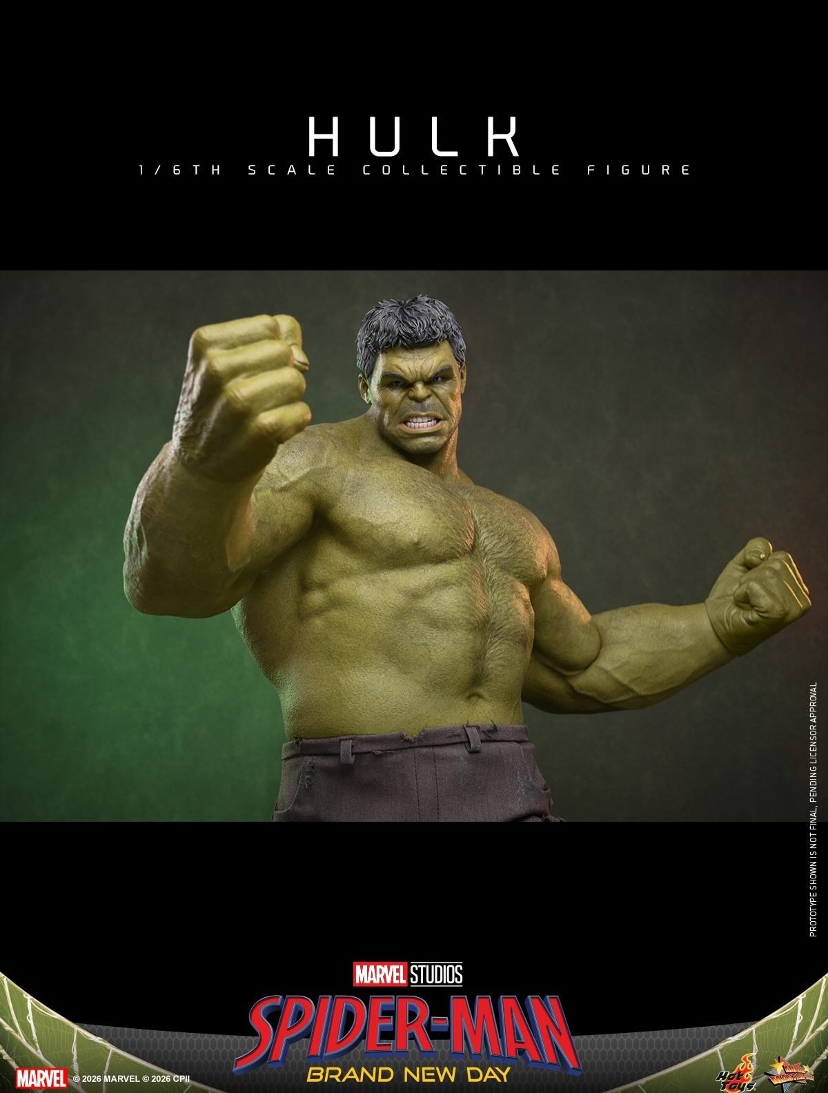 Hot Toys『スパイダーマン:ブランド・ニュー・デイ』より「ハルク」1/6