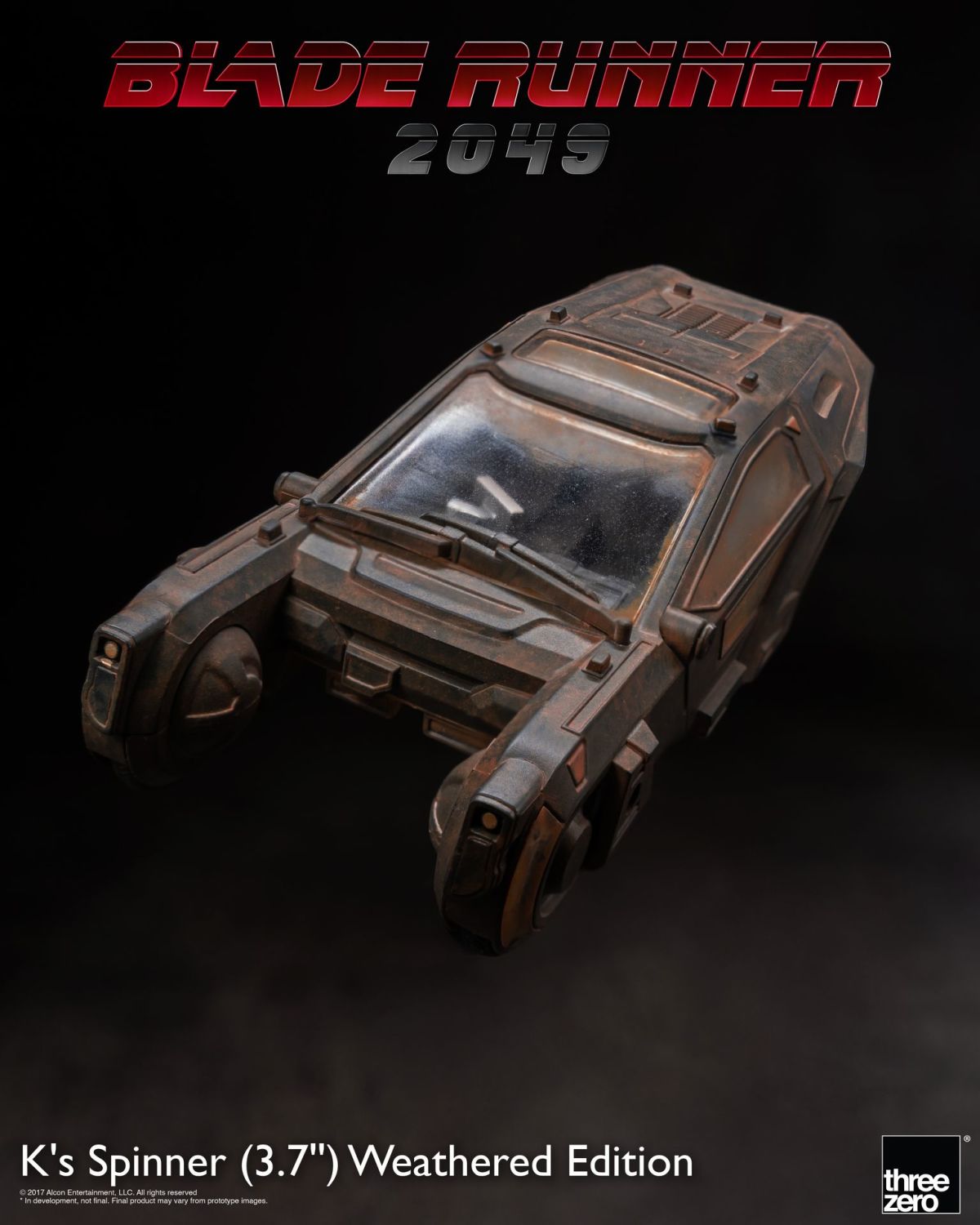 threezero 『ブレードランナー 2049』Kのポリススピナー 3.7インチ合金