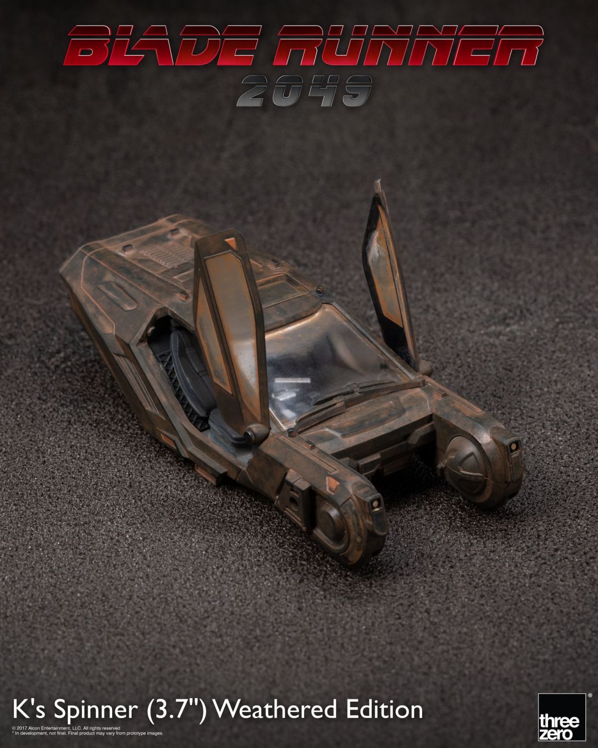 threezero 『ブレードランナー 2049』Kのポリススピナー 3.7インチ合金