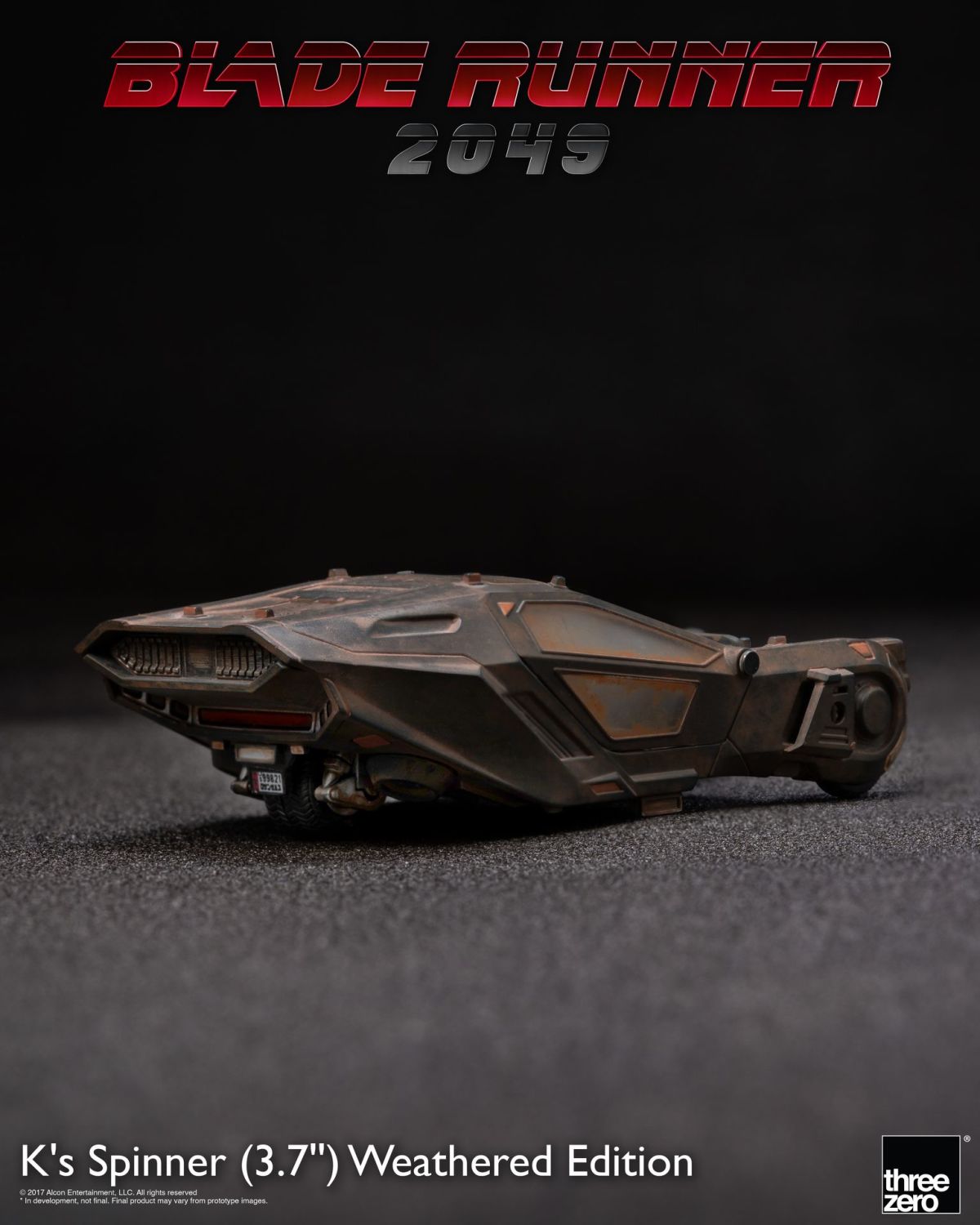 threezero 『ブレードランナー 2049』Kのポリススピナー 3.7インチ合金