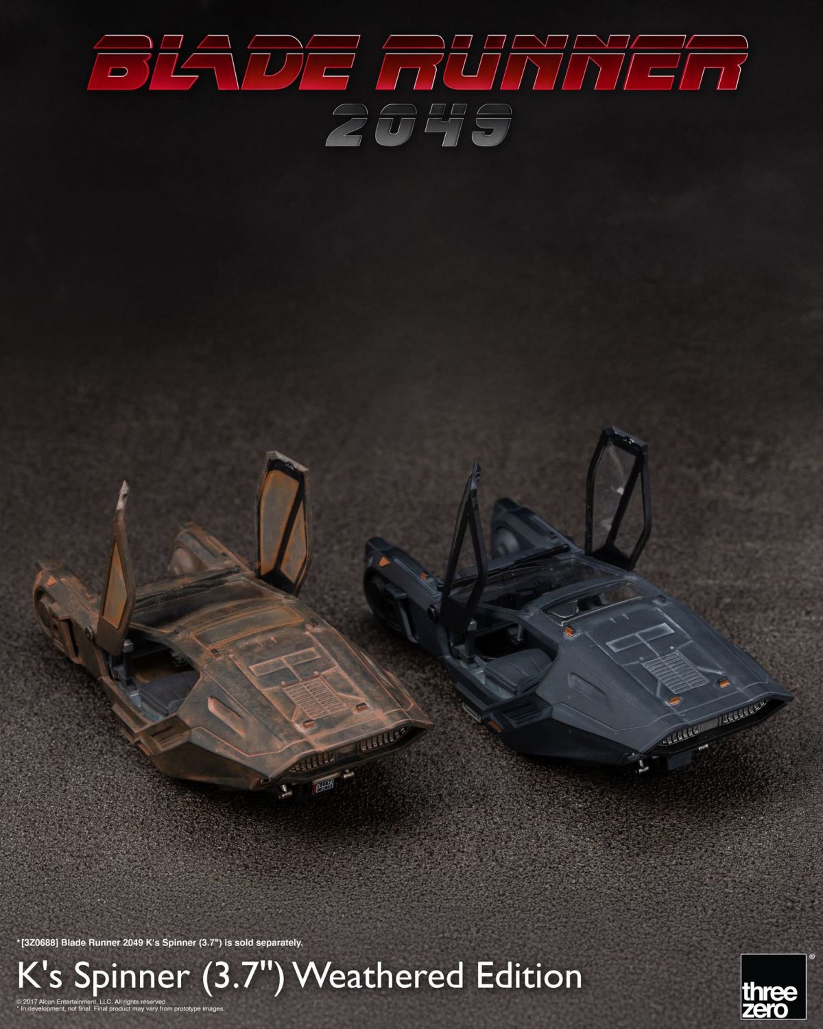 threezero 『ブレードランナー 2049』Kのポリススピナー 3.7インチ合金