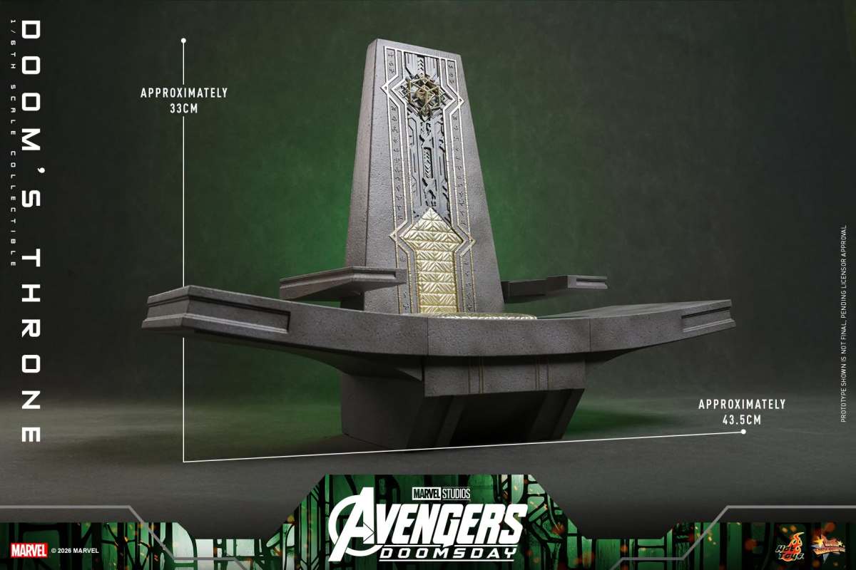 Hot Toys Unveils 1/6 Scale Doctor Doom's Throne Collectible from