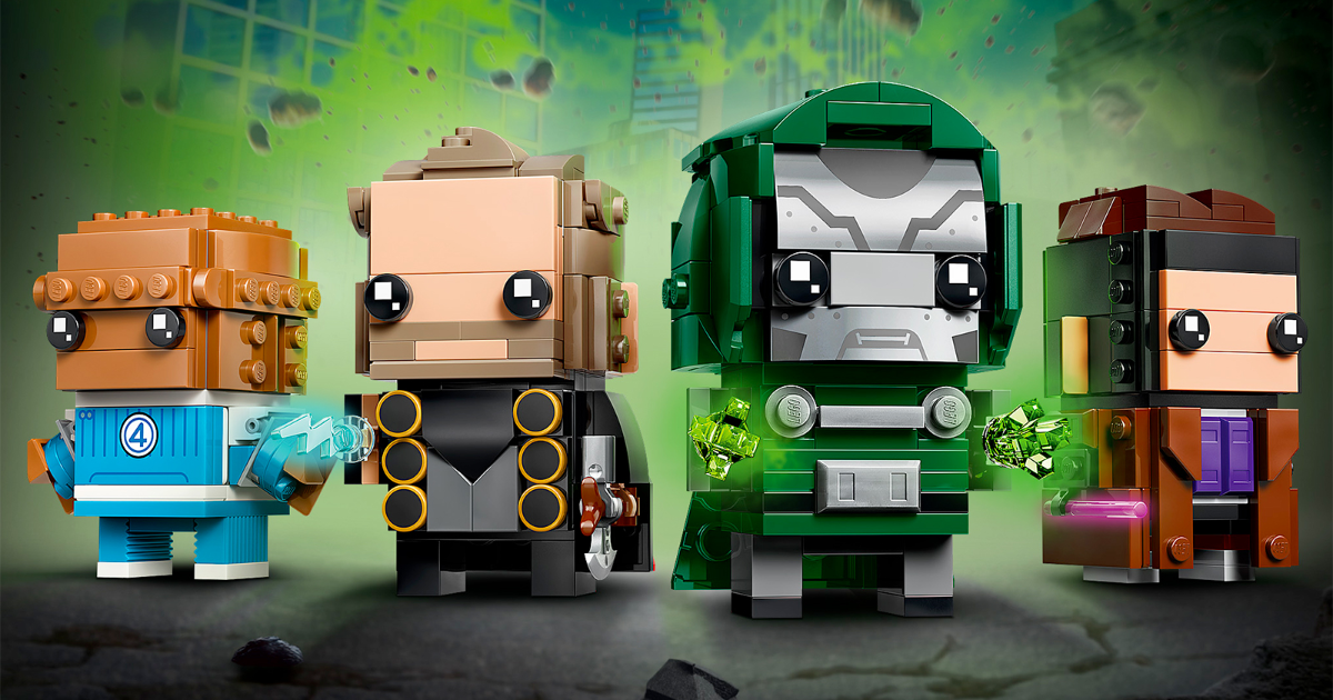 LEGO BrickHeadz 40880 "Avengers: Doomsday Heroes & Villain" Set Officially Revealed