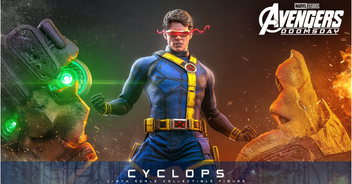 Hot Toys Unleashes "Avengers: Doomsday" 1/6 Scale Cyclops Deluxe Version Figure with Powerful Optic Blast Effects!