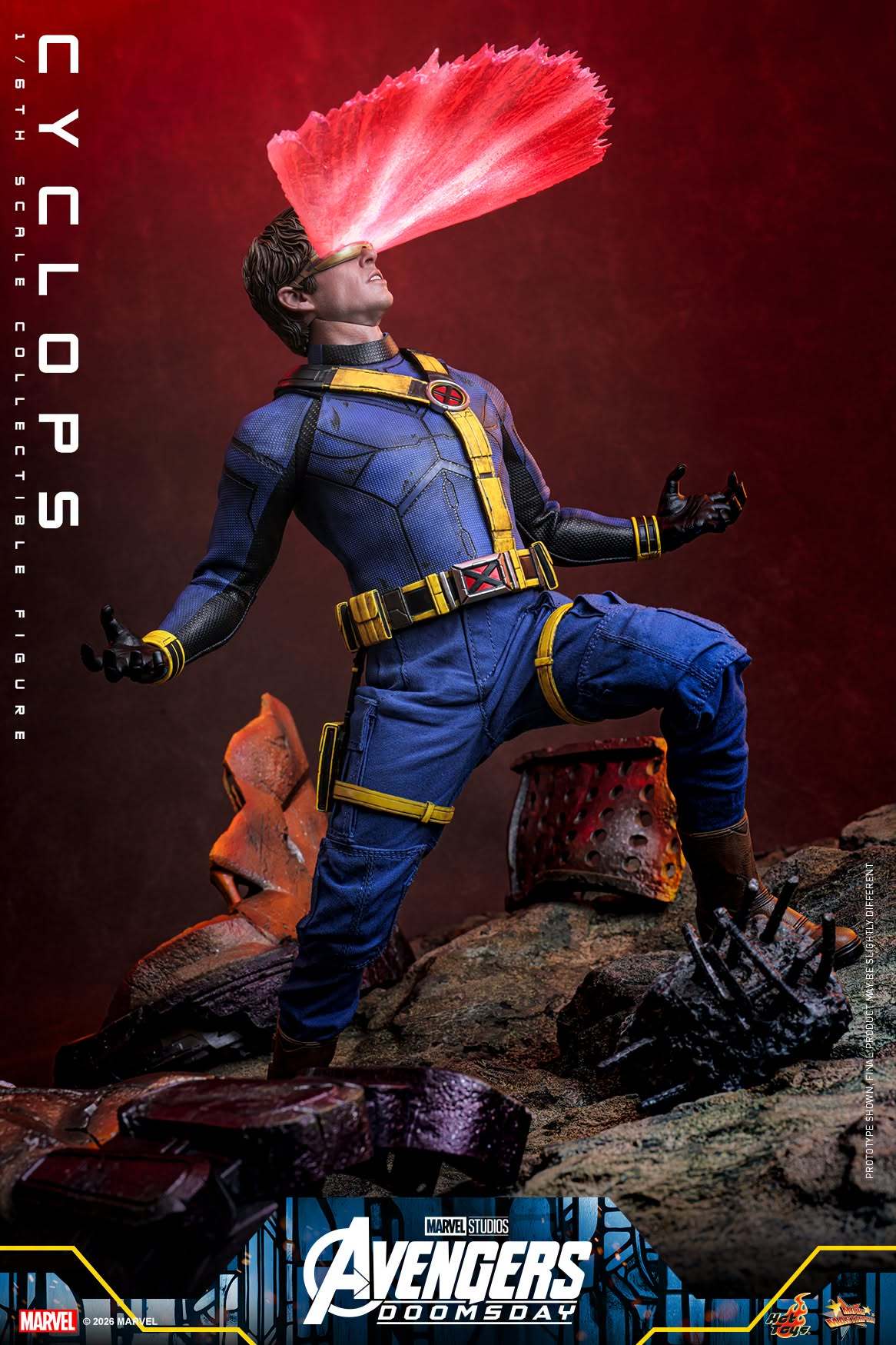 ホットトイズ『アベンジャーズ：ドゥームズデイ』サイクロップス 1/6