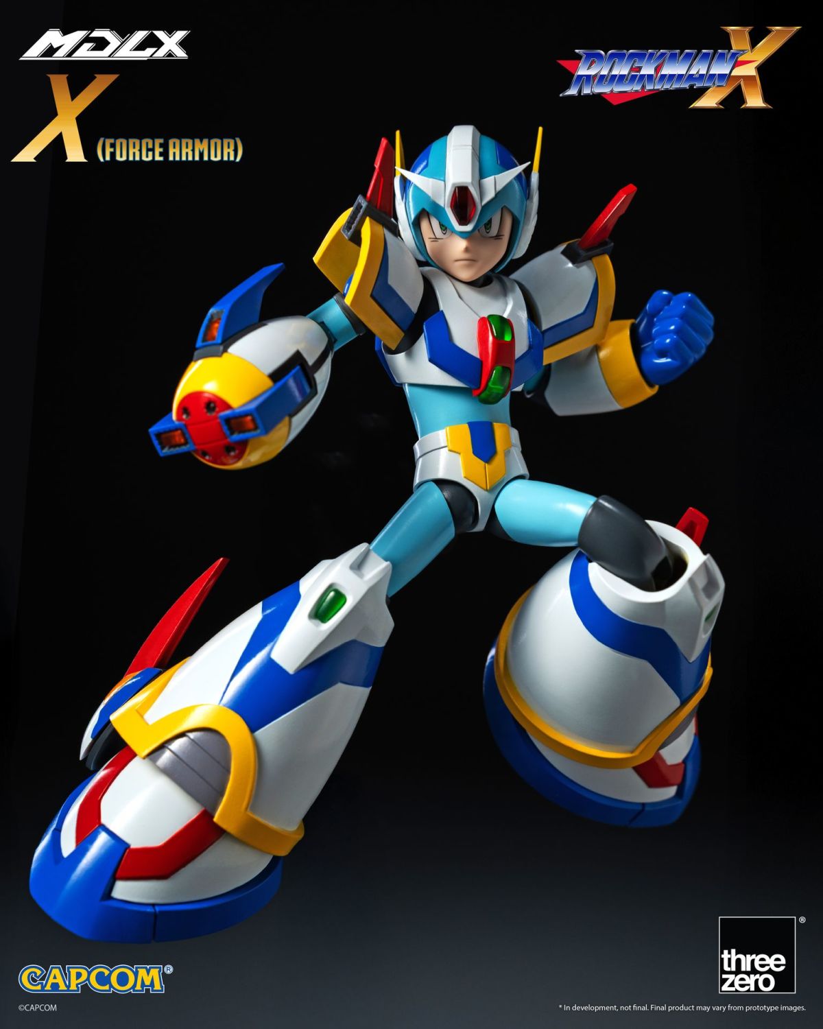 threezero MDLX『ロックマン』より「フォルテ」の彩色原型が「機甲展