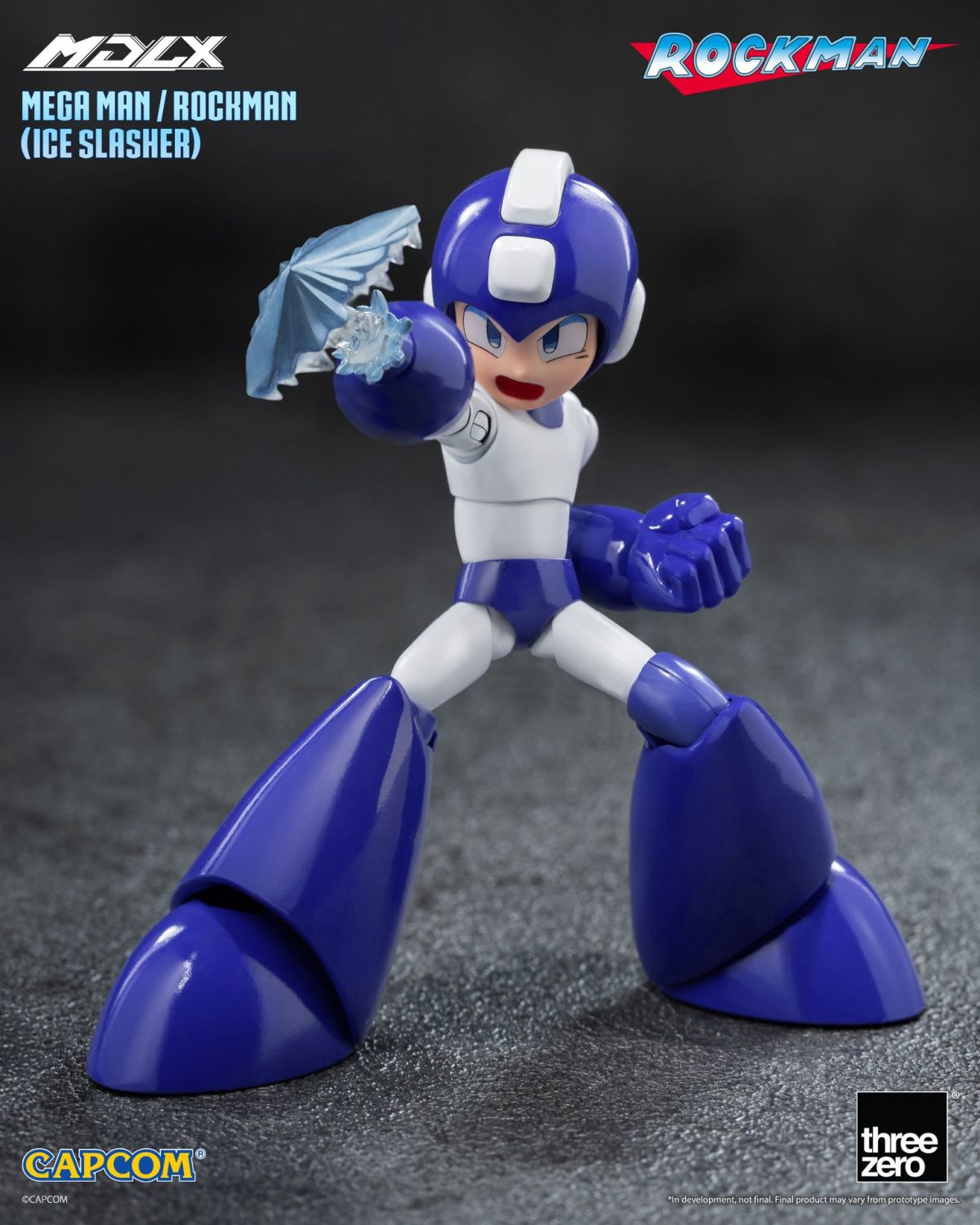 【未開封】マイクロマシーン　アクションセット　ギャラクティック　ドッグファイト threezero MDLX ロックマン（アイススラッシャー）限定カラー版